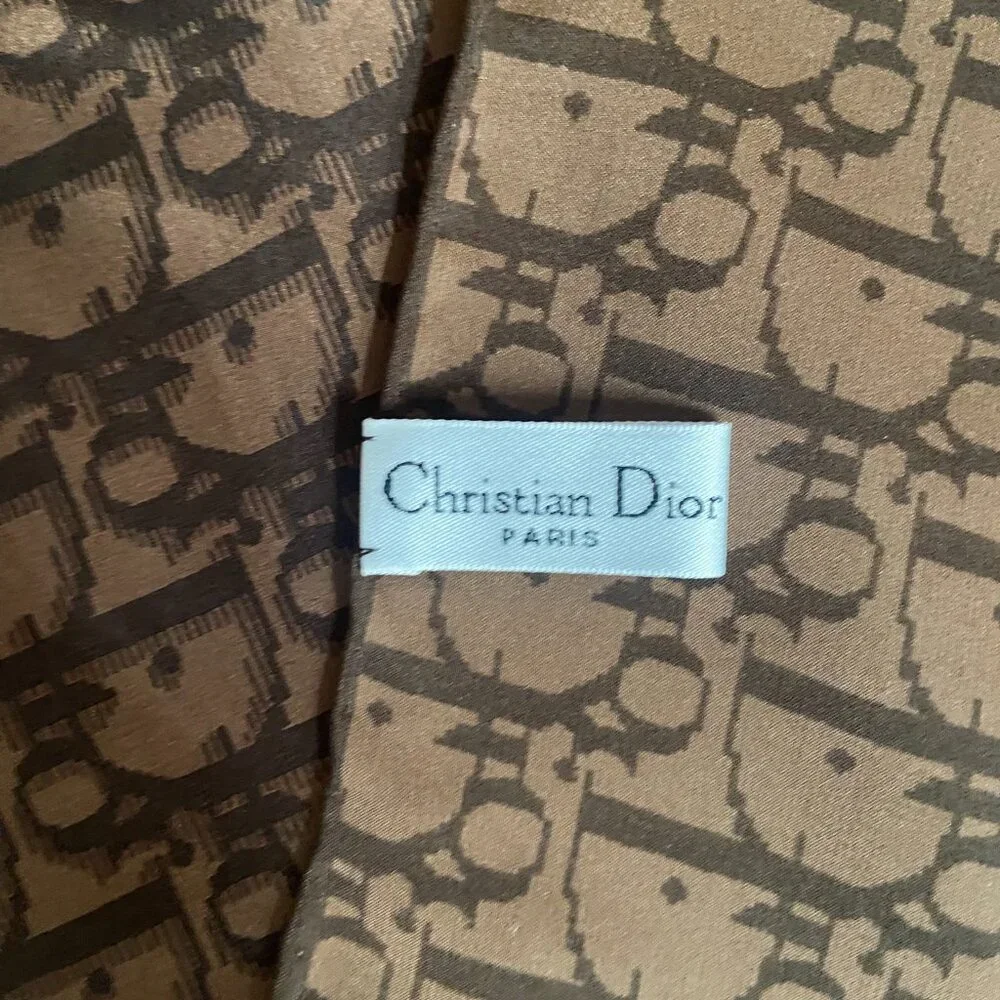 Christian Dior Monogram Scarf with Flower